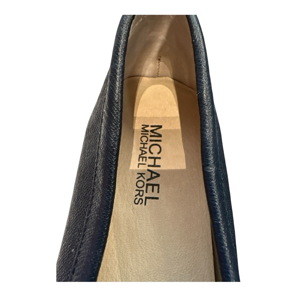 Michael Kors Navy Blue Loafers for Women - Picture 7 of 8